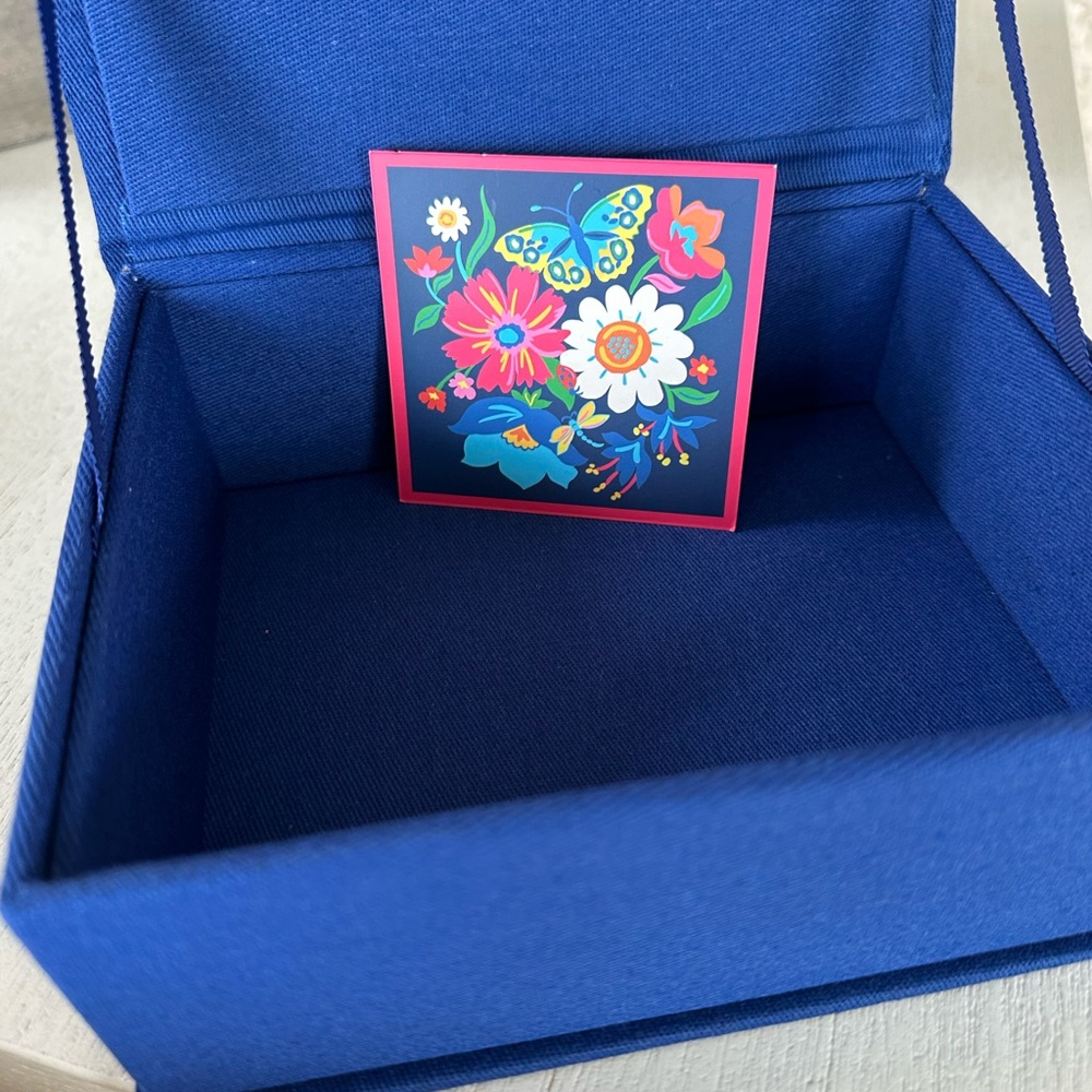 Brighton French Garden Jewelry Box in Blue - Picture 4 of 6